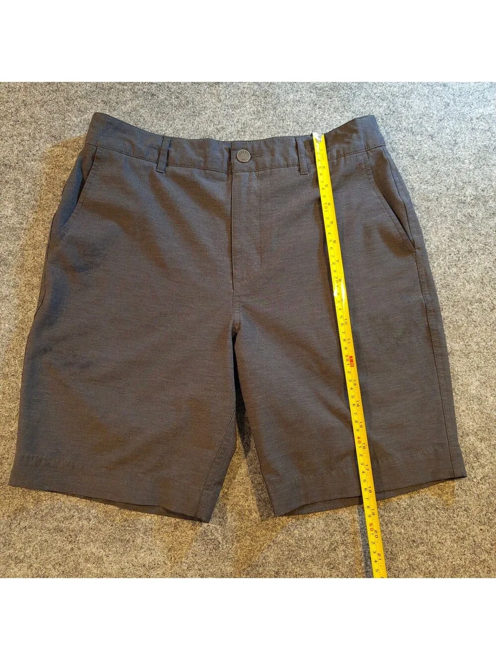 Faherty Men’s Size 30 All Day Shorts Dark Gray Recycled Stretch Fabric